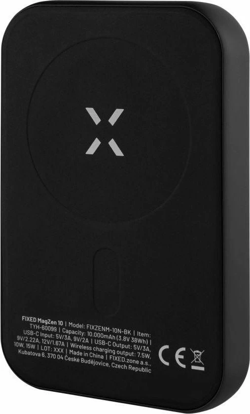 Powerbank Fixed MagZen 2nd Gen, MagSafe, 10000 mAh, USB-C PD 20W, i zi