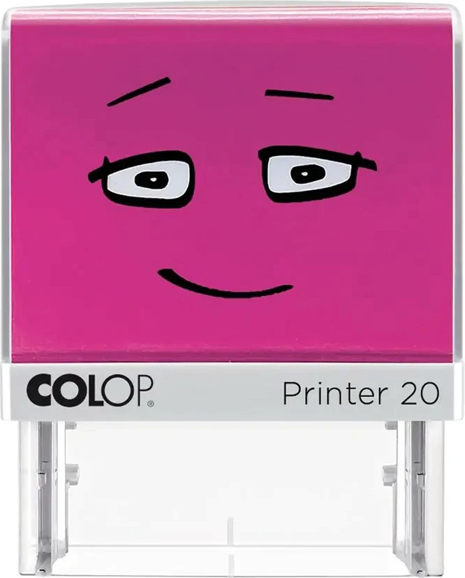 Stamp vetë-ngjyrosës COLOP Printer 20, 38x14mm, rozë