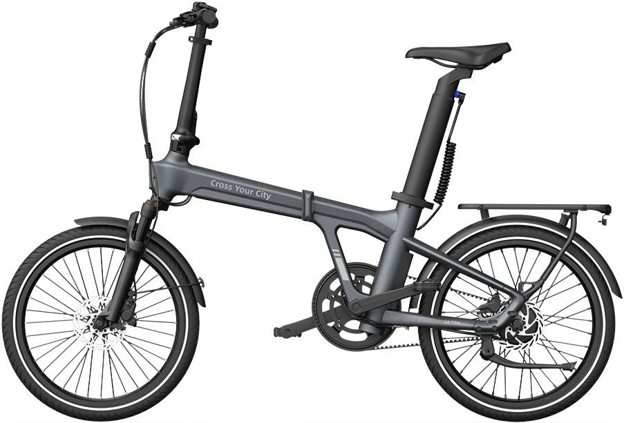 Biçikletë elektrike palosëse A DECE OASIS (ADO) Air 20 Ultra V2026, 250W, bateri 37V 10Ah, 20\", deri 100 km, gri