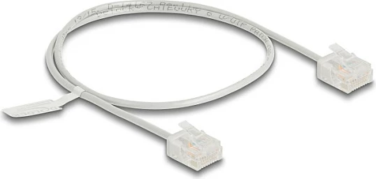 Kabllo rrjeti DeLOCK RJ45 Cat6 UTP Ultra Slim 0.5 m, gri