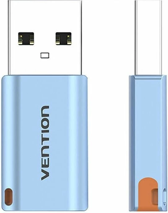 Adapter USB-A në USB-C Vention, kaltër