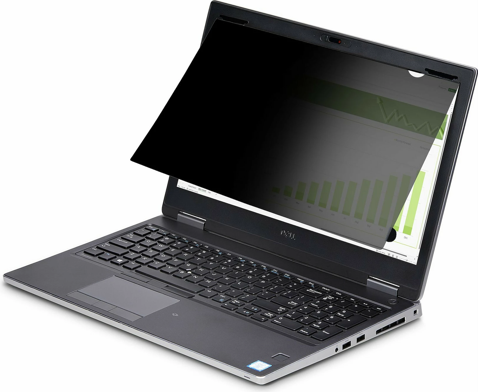 Filtri privatësie për ekran laptopi StarTech 15.6" 16:9, flip-up, touch, anti-glare, blue light, i zi