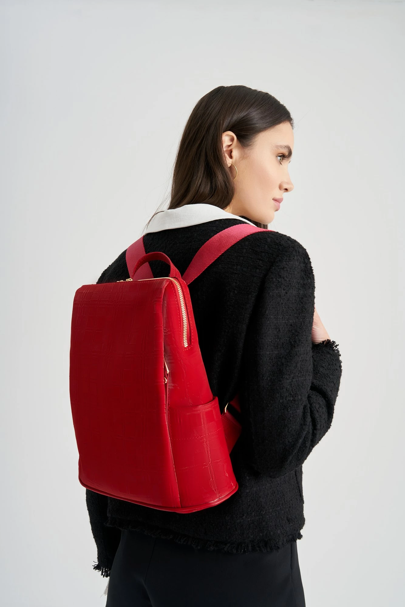 Çantë shpine Lucky Bees, e kuqe, 1217