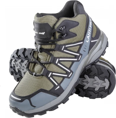 Çizme pune LAHTI PRO Light Pro L3012045, O2 SRA, nr.45, jeshile e errët/gri