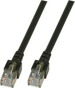 Kabllo rrjeti EFB Elektronik Cat5e S/FTP 1m, RJ45, e zezë