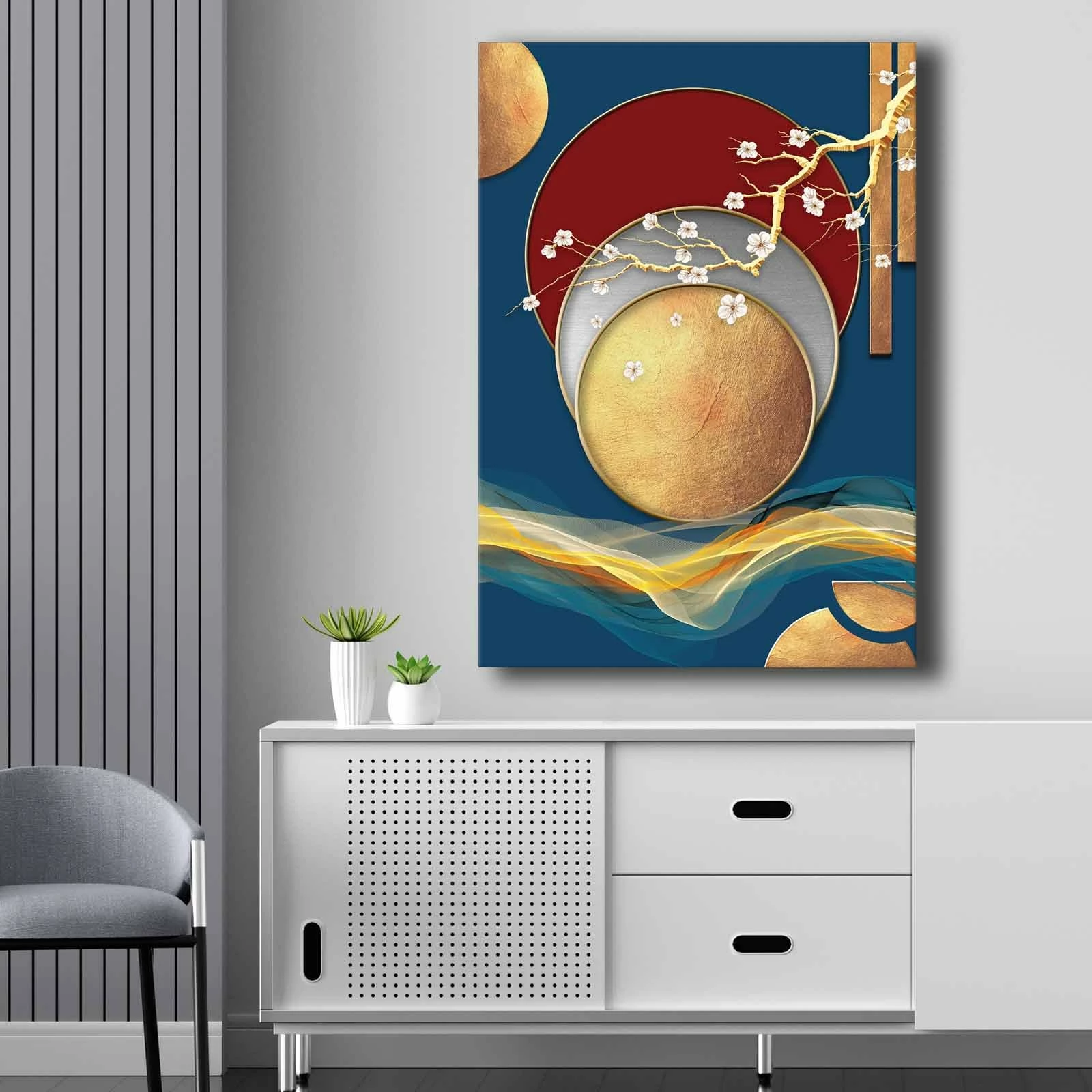 Pikturë dekorative në kanavacë Wallity, 70100NISC-037, 70x100cm