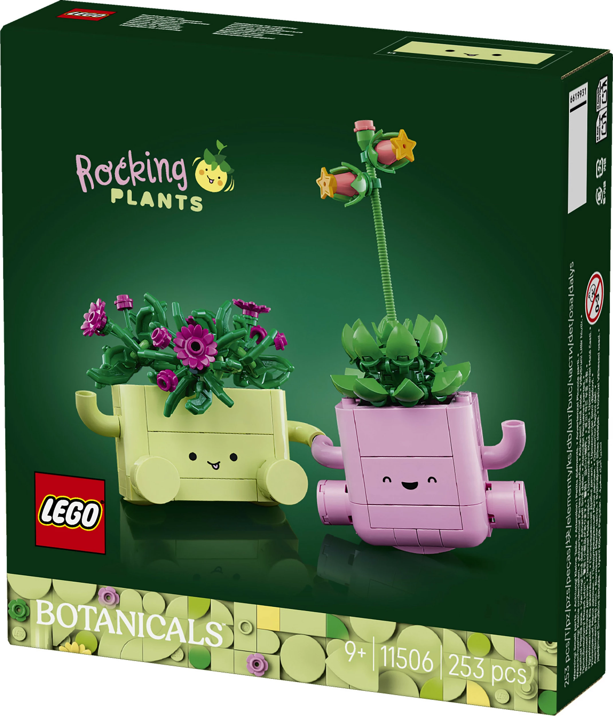 Set LEGO Botanicals Rocking Plants 11506, 253 copë, multikolor