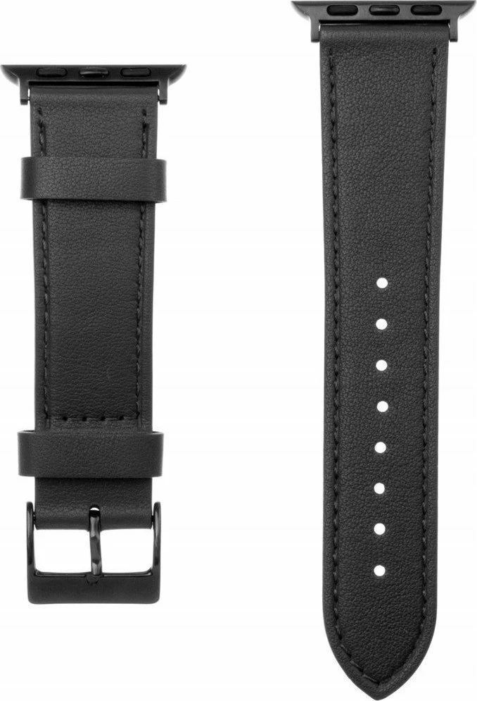 Rrip lëkure për Apple Watch Fixed FIXLST-434-BK 49/45/44/42mm, i zi