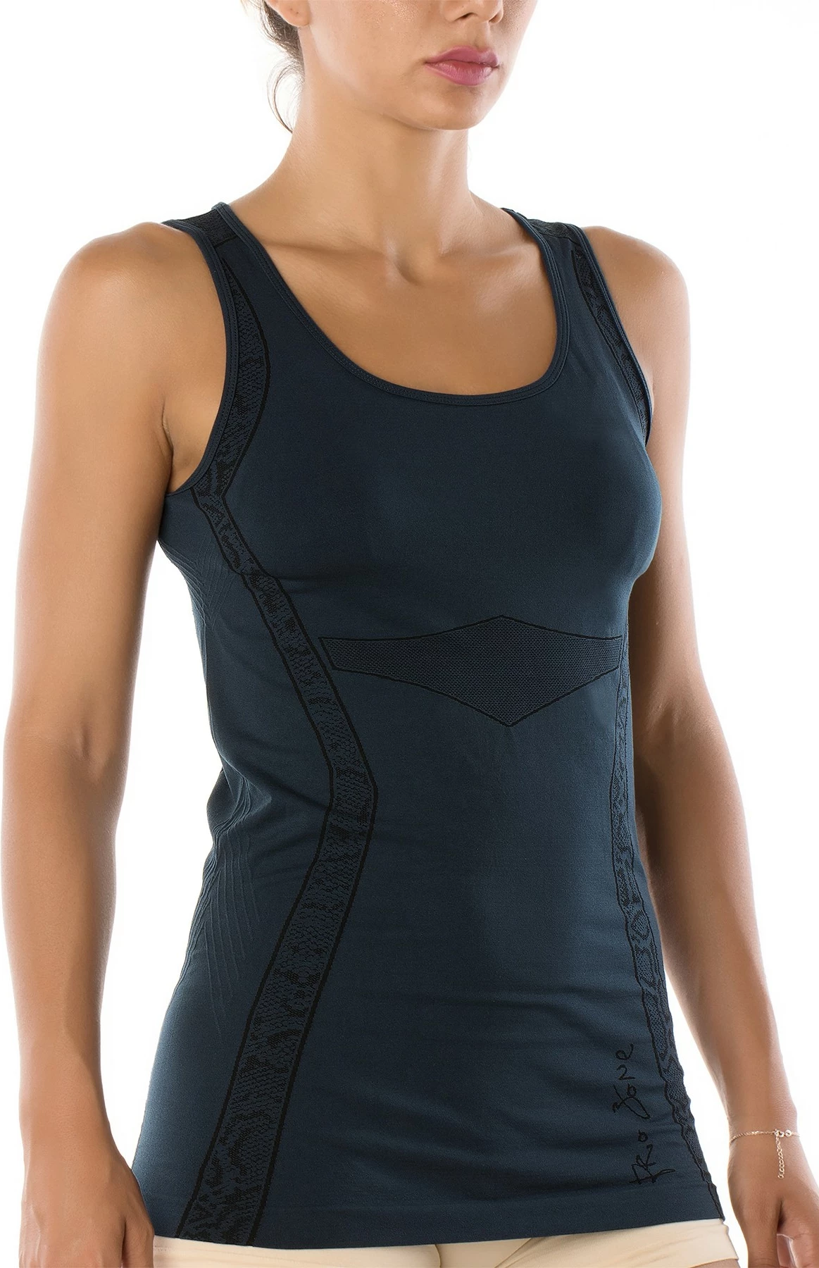 Bluzë sportive për gra, Jumeon, ngjyrë e kaltër e errët, 001-001360, L/XL