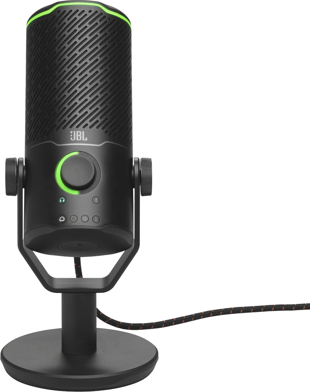 Mikrofon JBL Quantum Stream Studio, 4 mënyra regjistrimi, RGB VU meter, i zi