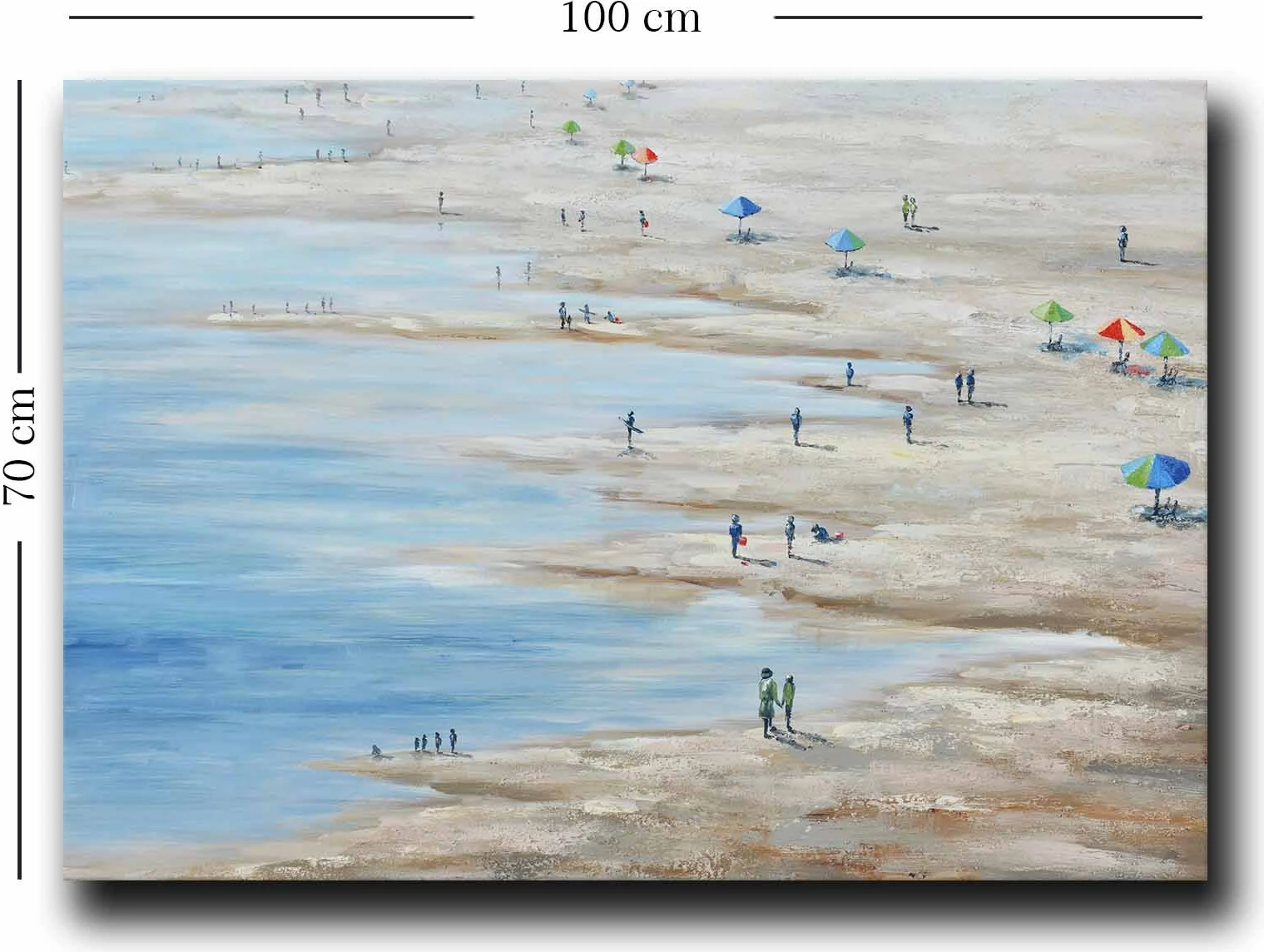 Pikturë dekorative në kanavacë, shumëngjyrëshe, Wallity, 70x100cm