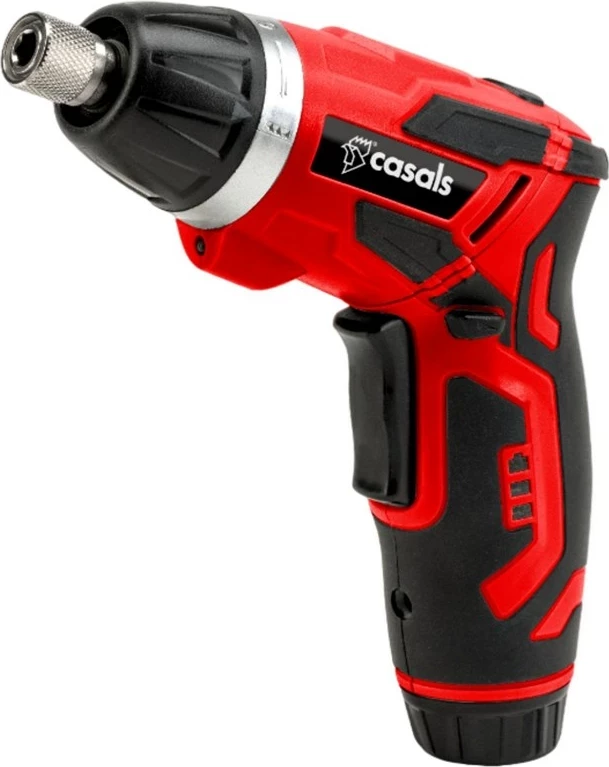 Kaçavidë elektrike pa kabllo Casals C01310000, 1300 mAh, e zezë me të kuqe, me aksesorë