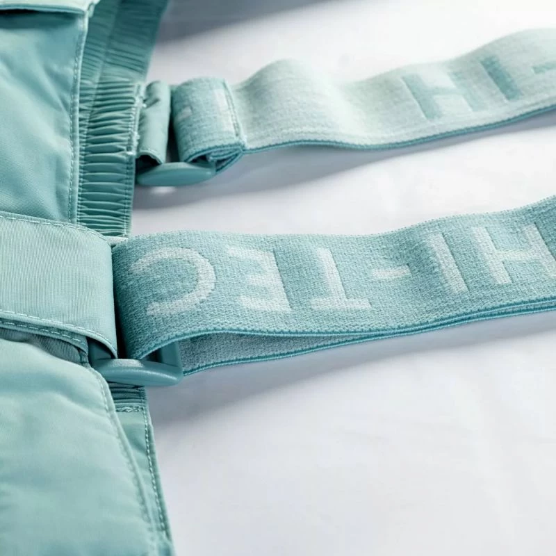 Pantallona ski për femra Hi-Tec, blu dhe jeshile [Madhësia: XS]