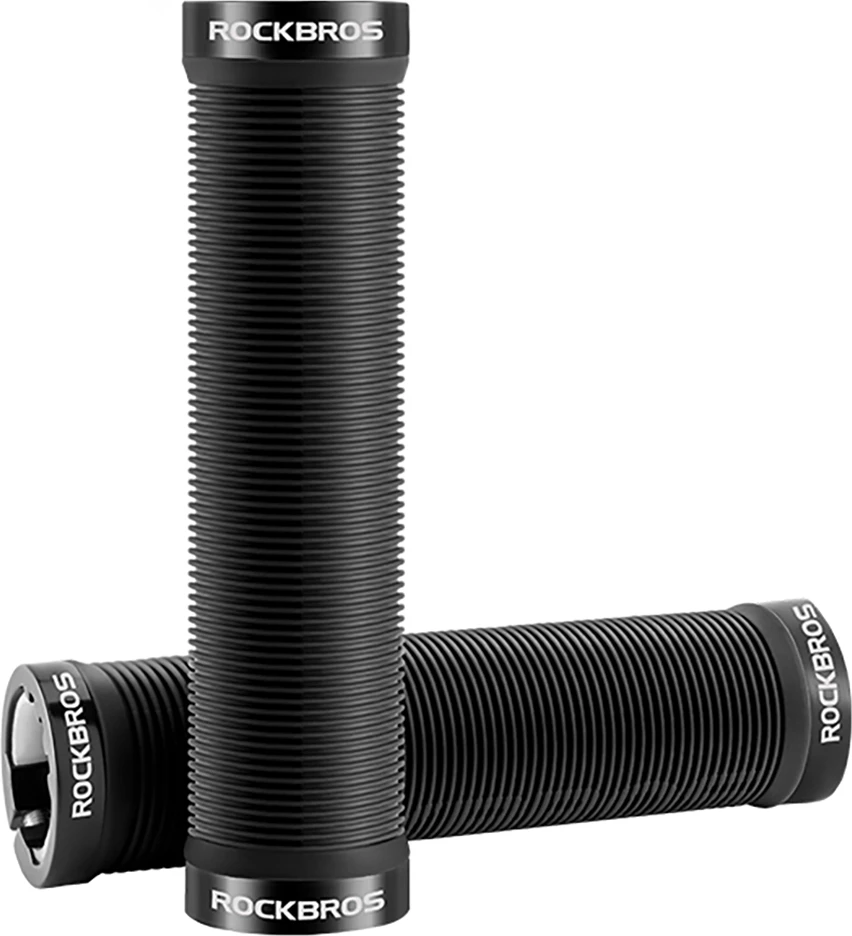 Doreza timoni për biçikletë Rockbros 71230002001, antirrëshqitëse, e zezë