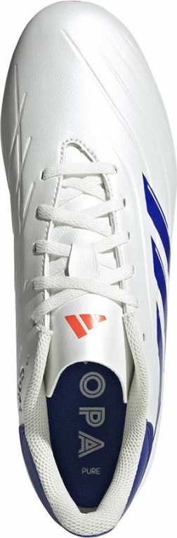Atlete futbolli adidas për meshkuj, të bardha dhe blu [Madhësia: 45 1/3]