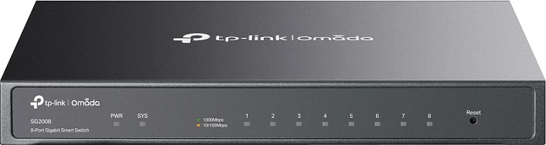 Switch TP-Link Omada SG2008, 8-Port Gigabit Smart, menaxhim cloud, i zi