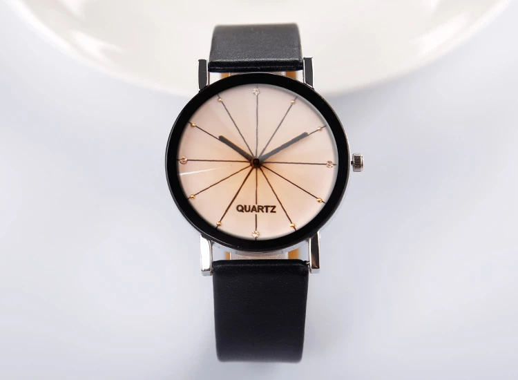 Orë dore për femra dhe meshkuj WJ-5224, e zezë/ e kaftë