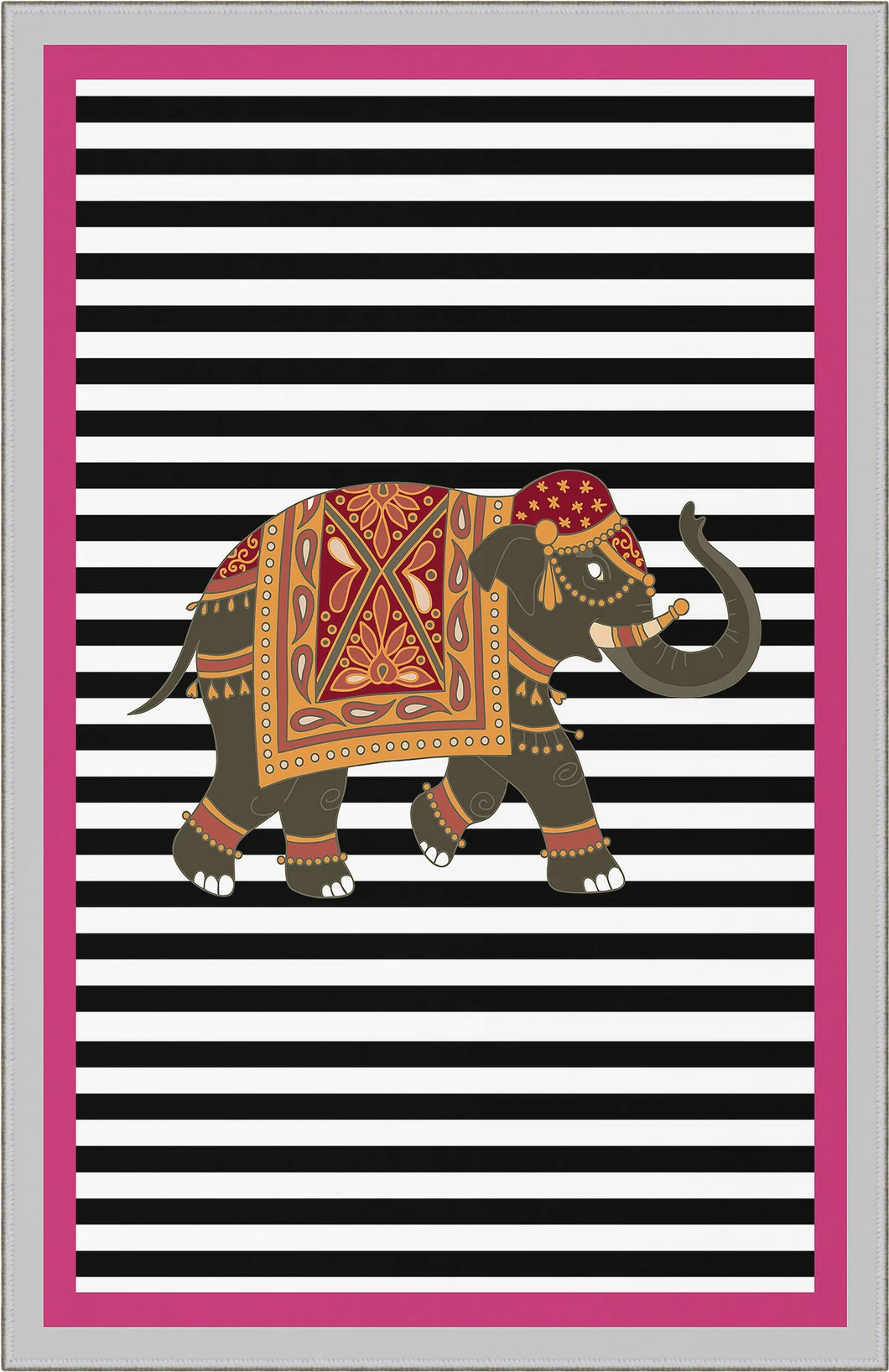 Qilim për korridor, shumëngjyrësh, WOOKECE032, 100x200cm