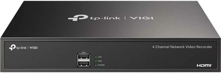 Regjistrues video rrjeti, TP-Link, VIGI NVR1004H, 4 kanale, HDMI, i zi