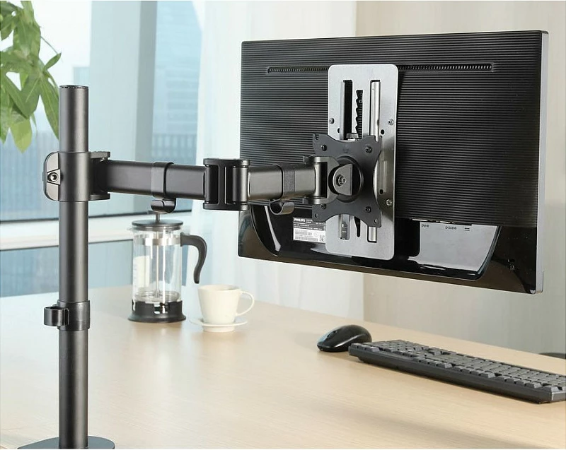 Mbajtëse muri për monitor ROLINE 17031101, VESA 75 x 75 / 100 x 100, deri 8 kg, argjendtë