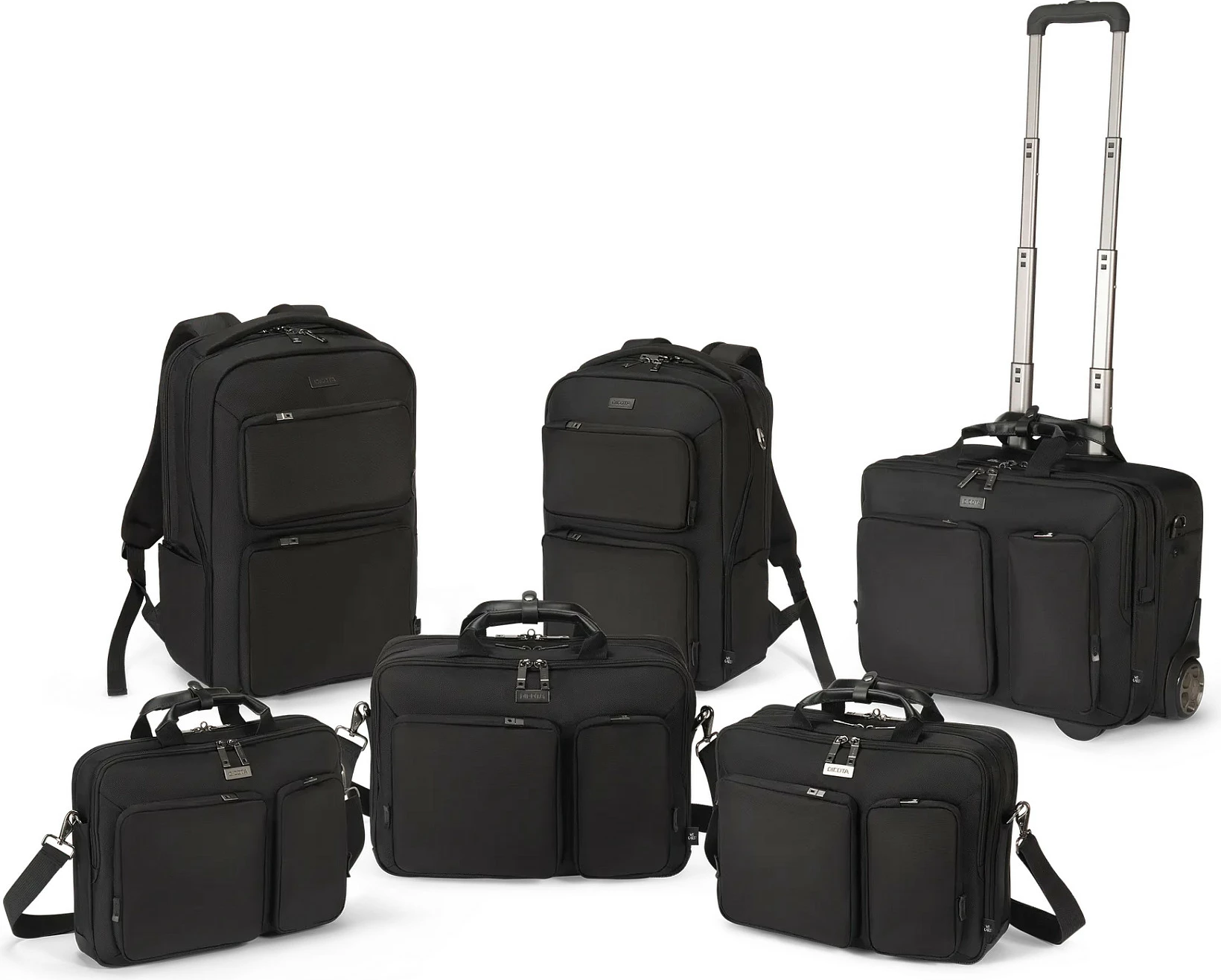 Çantë për laptop DICOTA D3250801 SEVEN, 14", briefcase, e zezë