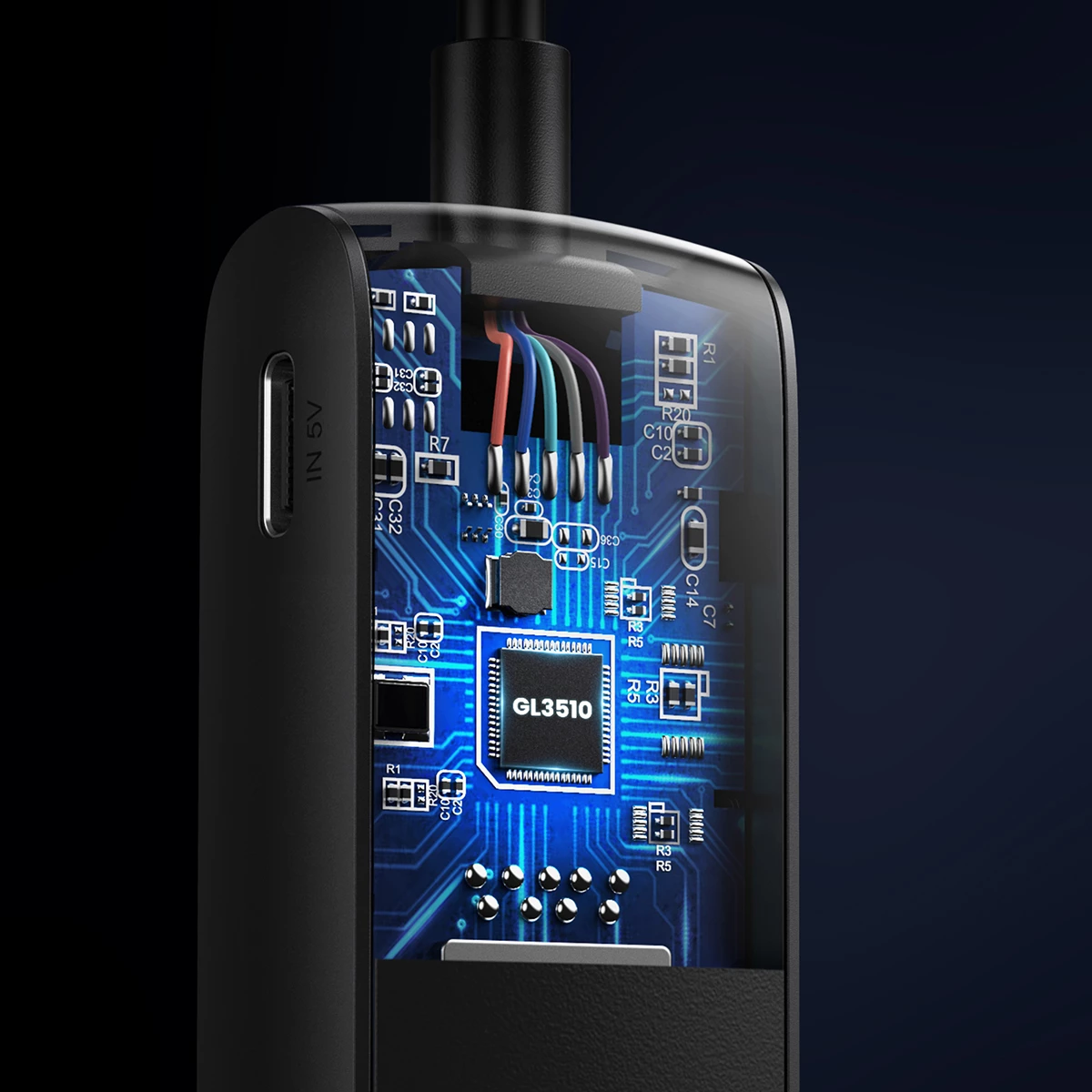 HUB USB Ugreen CM416 80657, 4x USB 3.2 Gen 1, 1m, i zi