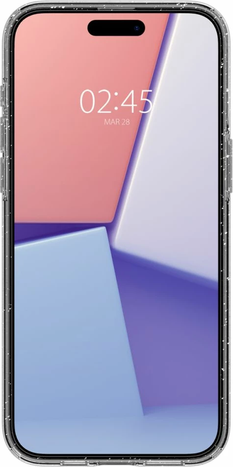 Mbështjellës Spigen Liquid Crystal Glitter për iPhone 15 Pro Max, Transparent me shkëlqim