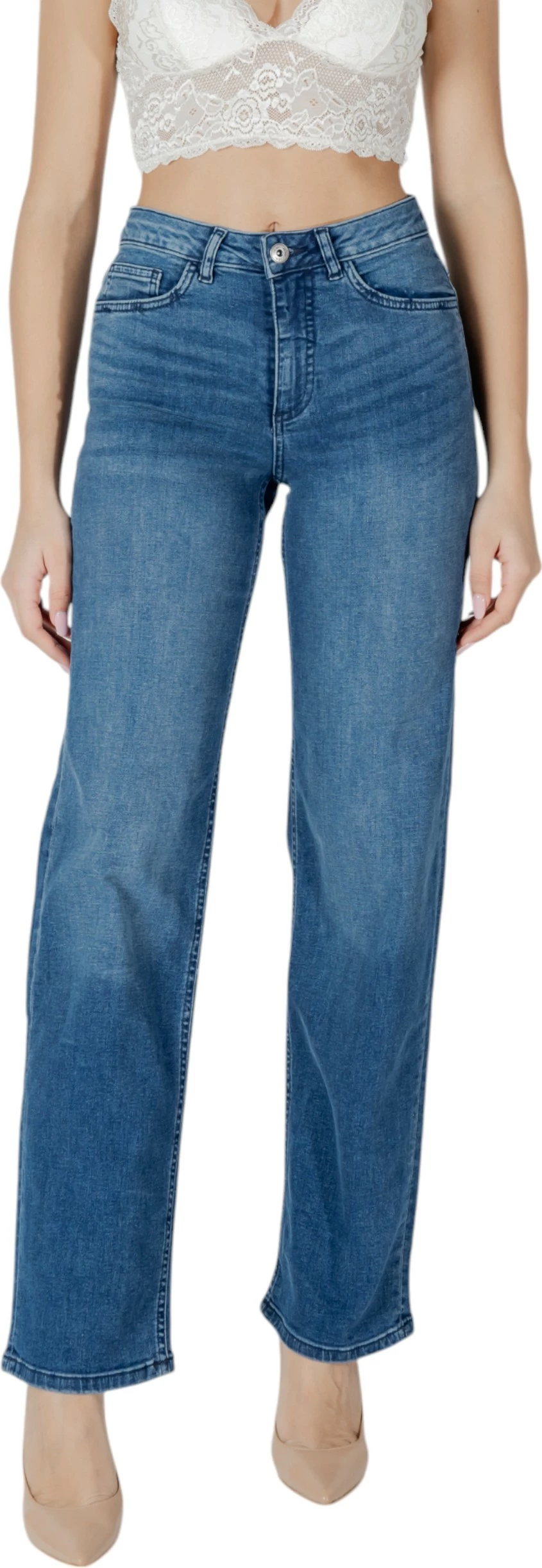 Xhinse për femra Ichi IHTWIGGY STRAIGHT 20119128, denim