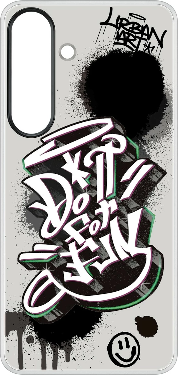 Mbështjellës Samsung Galaxy S25, 15.8 cm (6.2"), Ngjyrë zezë, Shumëngjyrësh