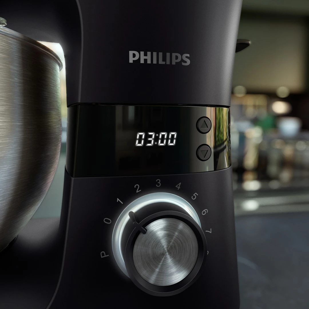 Robot kuzhine Philips Series 7000 HR7962/01 1000 W 5.5 L, e zezë/argjendtë