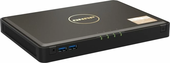 Pajisje NAS QNAP TBS-464-8G, 4x M.2 NVMe, 8GB RAM, 2x 2.5GbE, 2x HDMI 2.0, e zezë