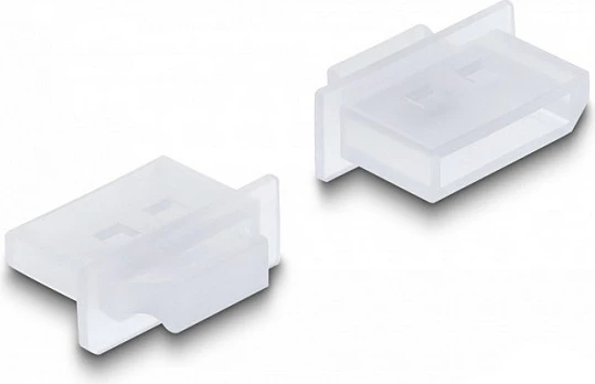 Kapak pluhuri DeLOCK për DisplayPort (female), 10 copë, transparent