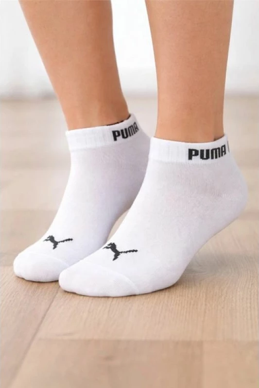 Çorape të shkurtra unisex Puma 3-pack, të bardha