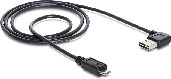 Kabllo USB DeLOCK USB 2.0 A në Micro-USB B, 3 m, EASY-USB, e zezë