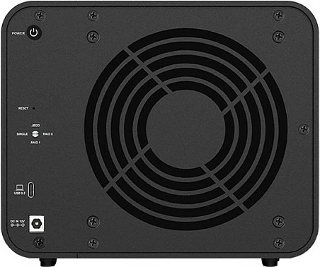 Kasë për disqe TerraMaster D8 Hybrid, USB 3.2, 4-bay, Diskless, e zezë