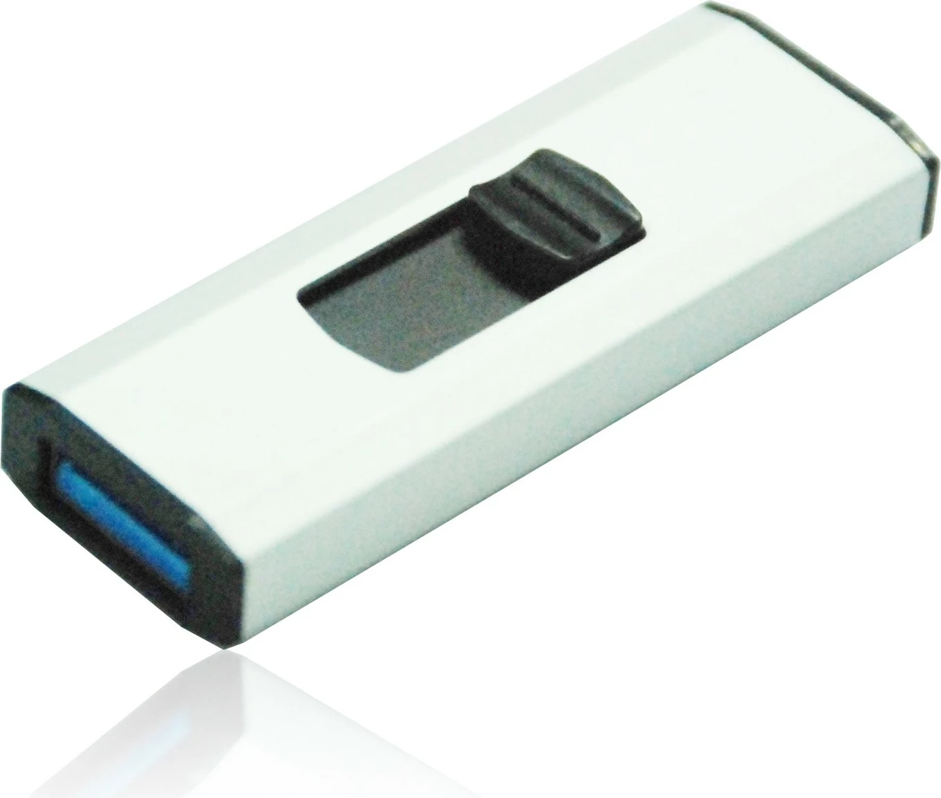 USB stick MediaRange MR919, 256GB, USB 3.2, slide, zi/argjendtë