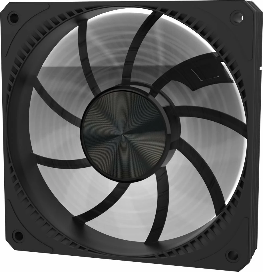 Ventilator kasë kompjuteri PREYON Falcon Eye PFE1203B 120 mm PWM, i zi, set 3 copë