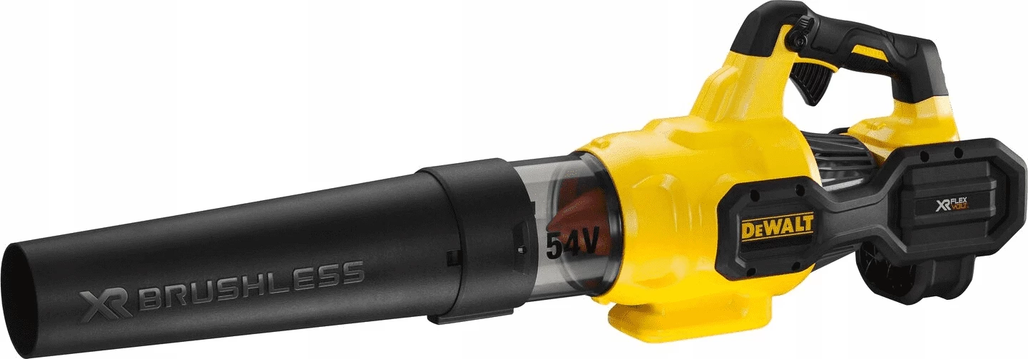 Fryrës për gjethe DeWalt DCMBA572X1 54V 3Ah Brushless, me 1 bateri + karikues, verdhë/zezë