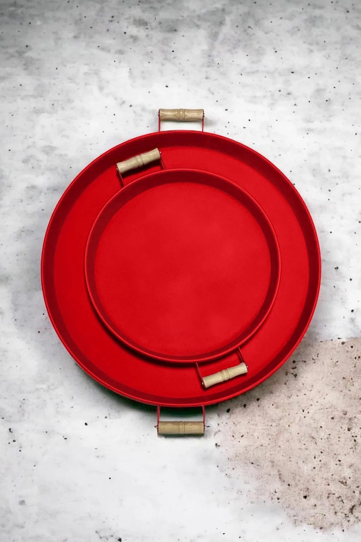 Set tabakash Hermia, 2 copë, e kuqe, M0185 - 1