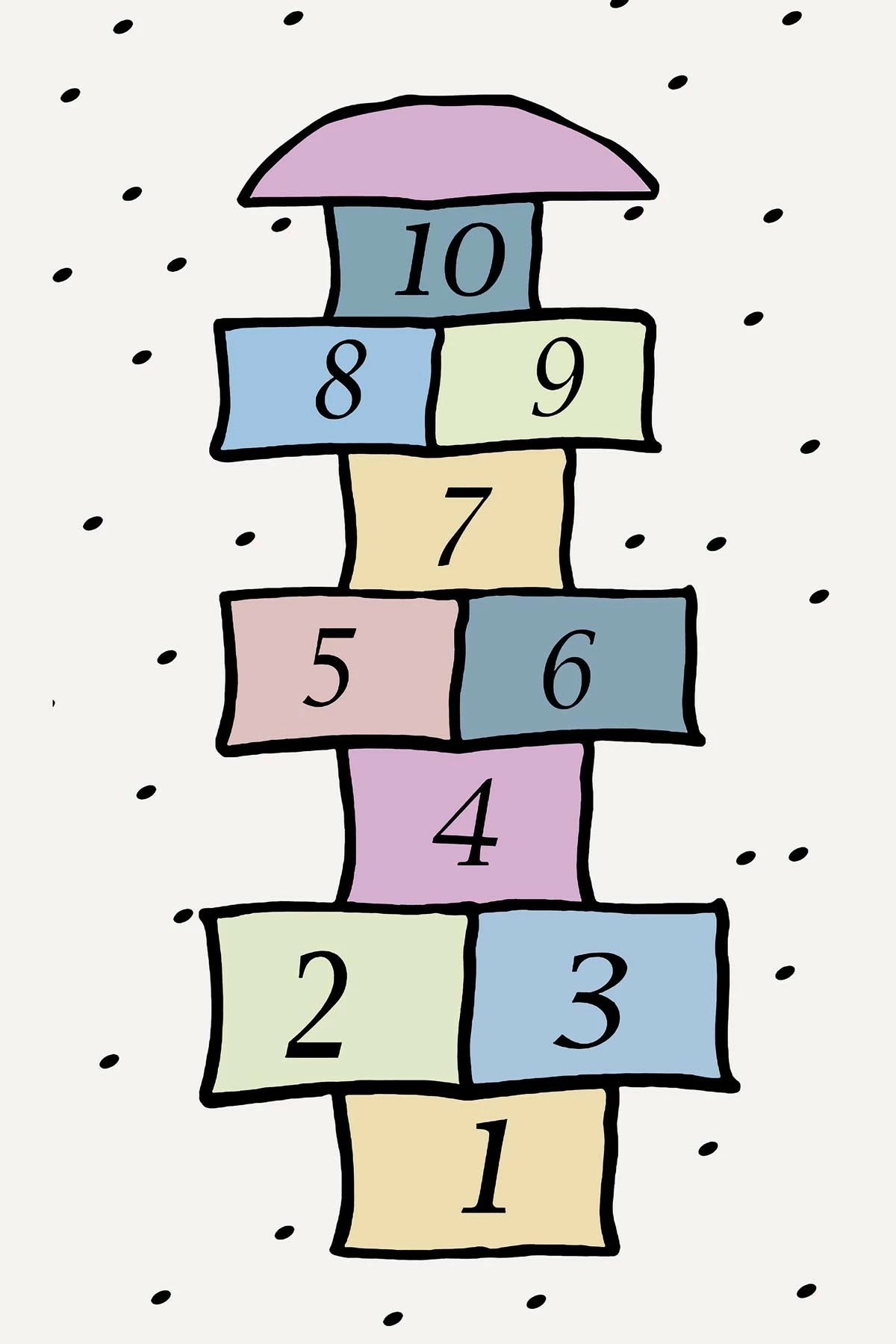 Qilim multingjyrësh për fëmijë, Conceptum Hypnose, HMNT508, 160x230cm