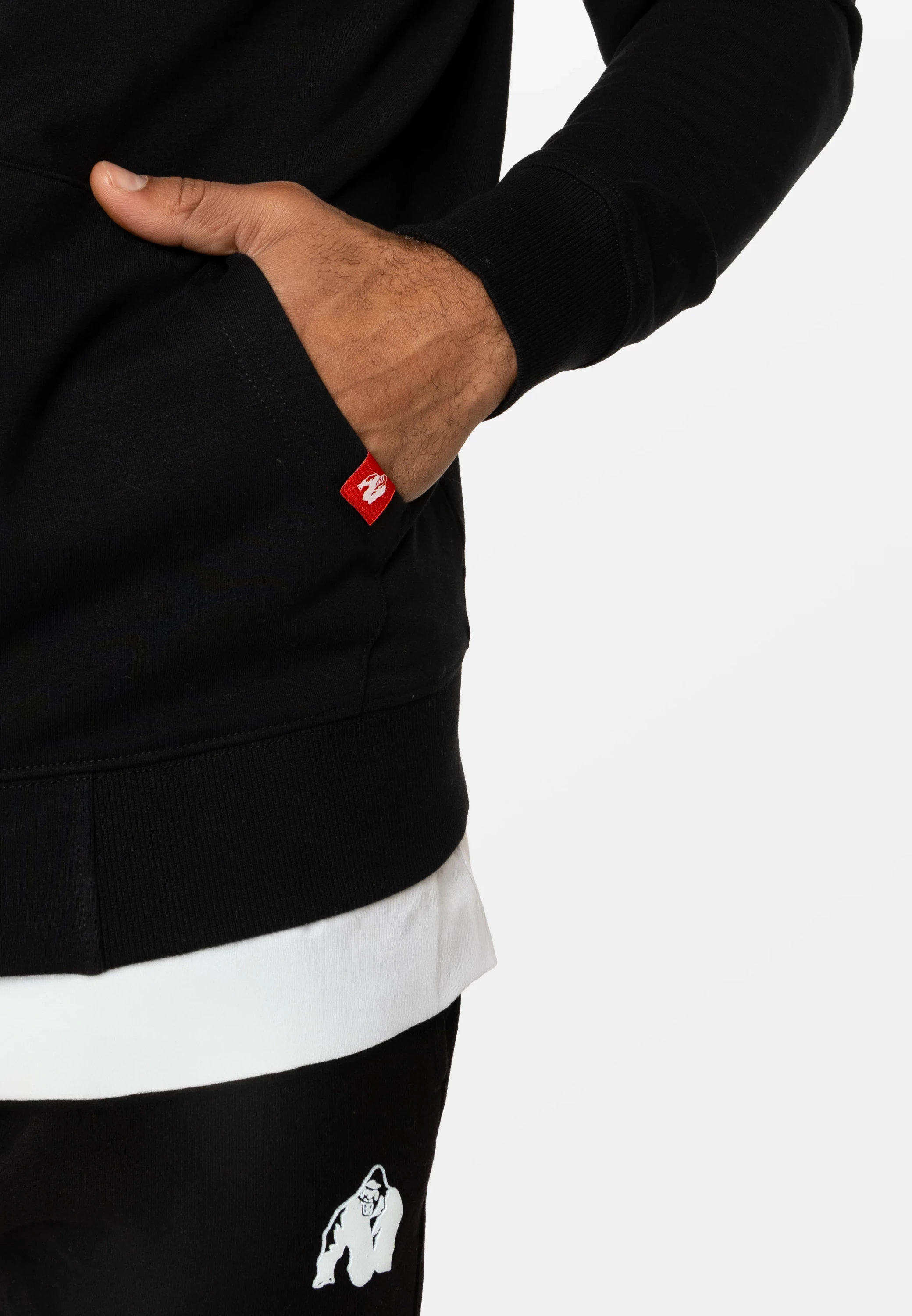 Scofield Zipped Hoodie - Black [Madhësia: XL]