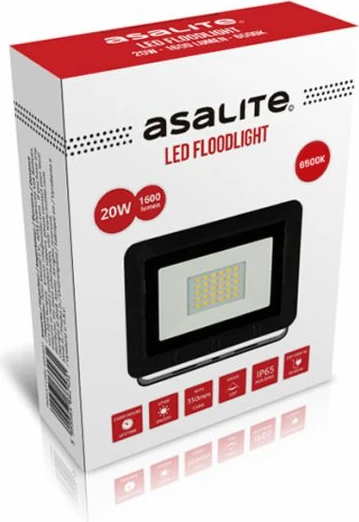Reflektor LED ASALITE ASAL0127 20W 6500K 1600 lm IP65, i zi