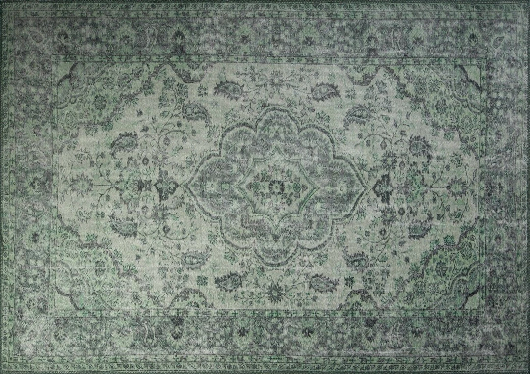 Qilim korridori (75x150), Conceptum Hypnose, Blues Chenille, ngjyrë e gjelbër AL 139