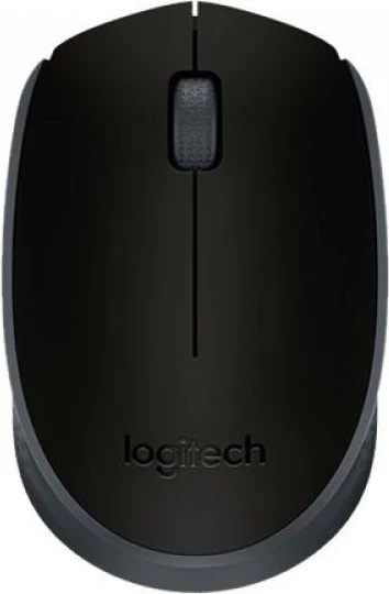 Maus wireless Logitech M171 2.4GHz USB nano receiver, ambidextrous, Black e zezë
