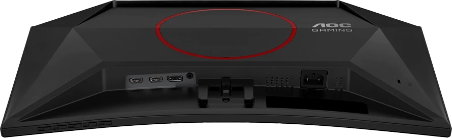 Monitor gaming AOC C24G42E 24" Full HD 180Hz VA i lakuar 1500R, HDR10, Adaptive Sync, altoparlantë, zezë/kuqe