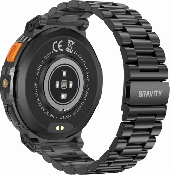 Smartwatch Gravity për të gjithë, e zezë