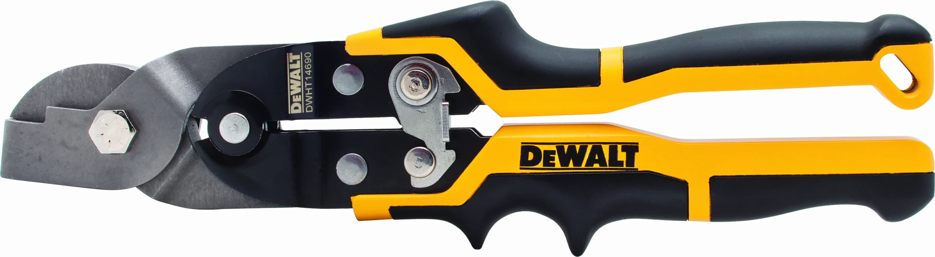 Vegël prerëse metali në formë V Dewalt DWHT14690-0, prerje 30° deri 24 mm, verdhë/zi