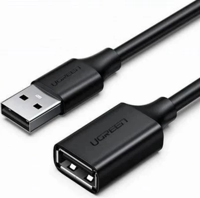 Kabllo USB zgjatuese UGREEN 10316, 2m, USB 2.0, e zezë