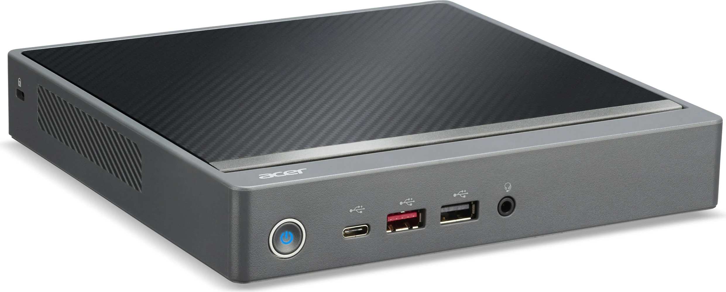 Mini PC Acer Veriton Essential VN2595G, Core 3-100U, 8GB RAM, 256GB SSD, Windows 11 Pro, gri e errët