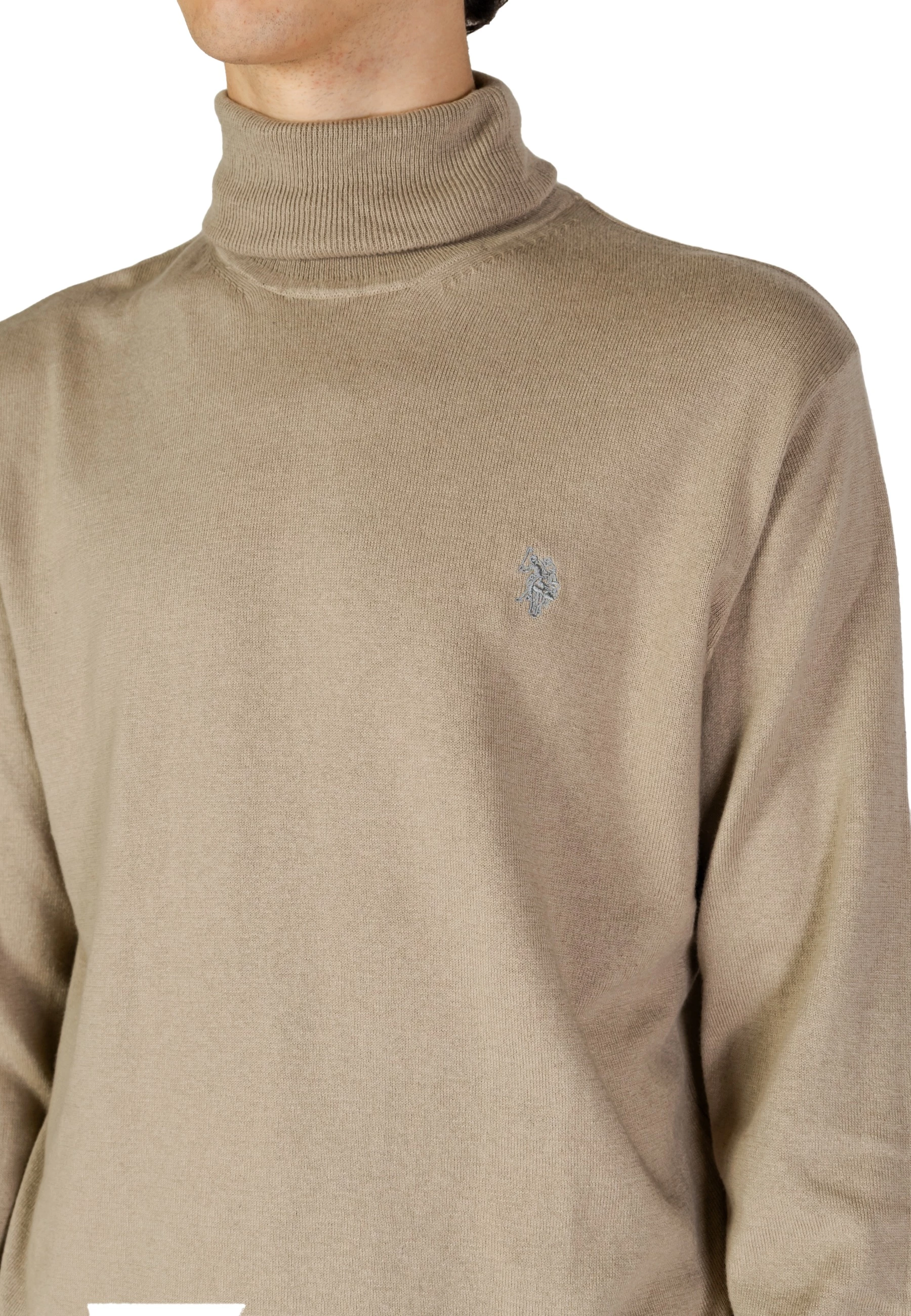 Xhemper me golf për meshkuj U.S. Polo Assn. US40 173008, bezhë e çelët [Madhësia: XL]